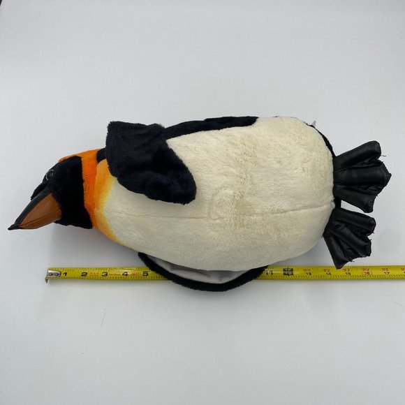 SeaWorld Emperor Penguin Plush 15" Stuffed Animal Vinyl Beak Feet Realistic Soft - Picture 8 of 8